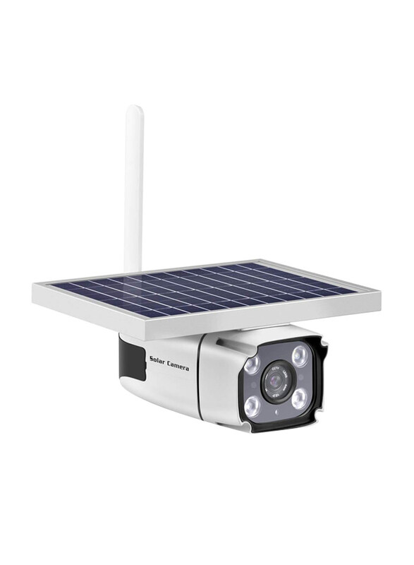 

Crony 4G Outdoor Solar-Powered Security 1080p Night Vision Camera, White