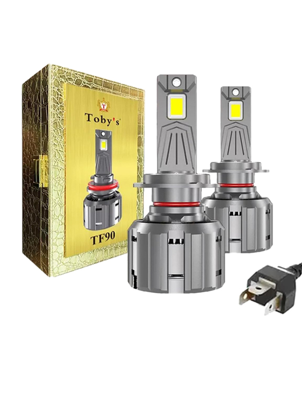 

Toby's 18000 Lumens 500% Brighter HB2 6500K 180W LED Headlight Bulb Set