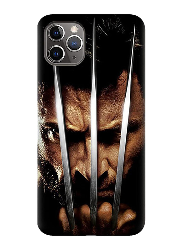 

Generic Apple iPhone 11 Pro Max Protective TPU Mobile Phone Case Cover with Wolverine Design, Multicolour