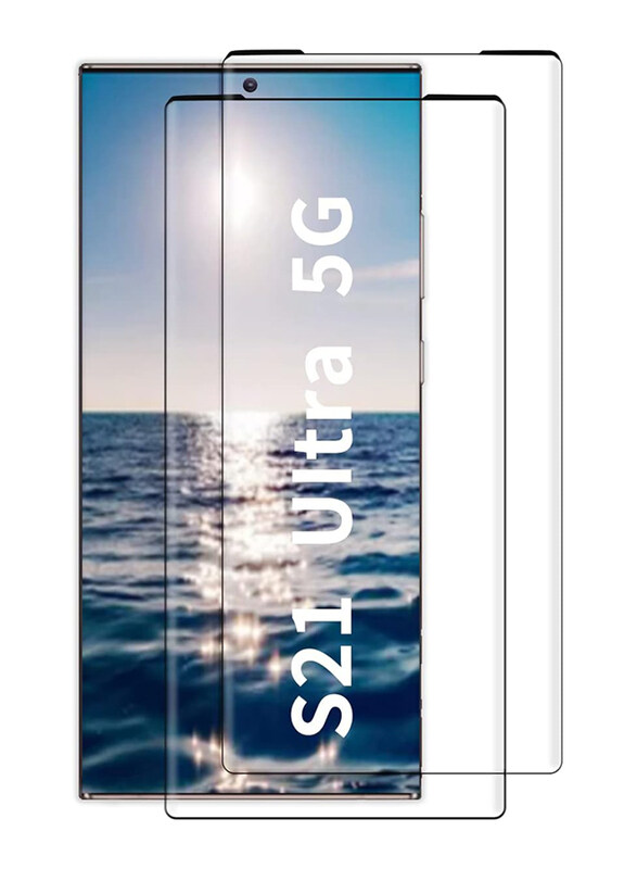 

Luhuanx Samsung Galaxy S21 Ultra 5G 6.8 Inch Tempered Glass Screen Protector, 2 Pieces, Clear