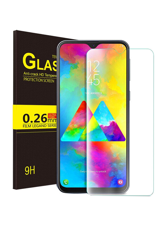 

Kugi Samsung Galaxy M20 Tempered Glass Screen Protector, Clear