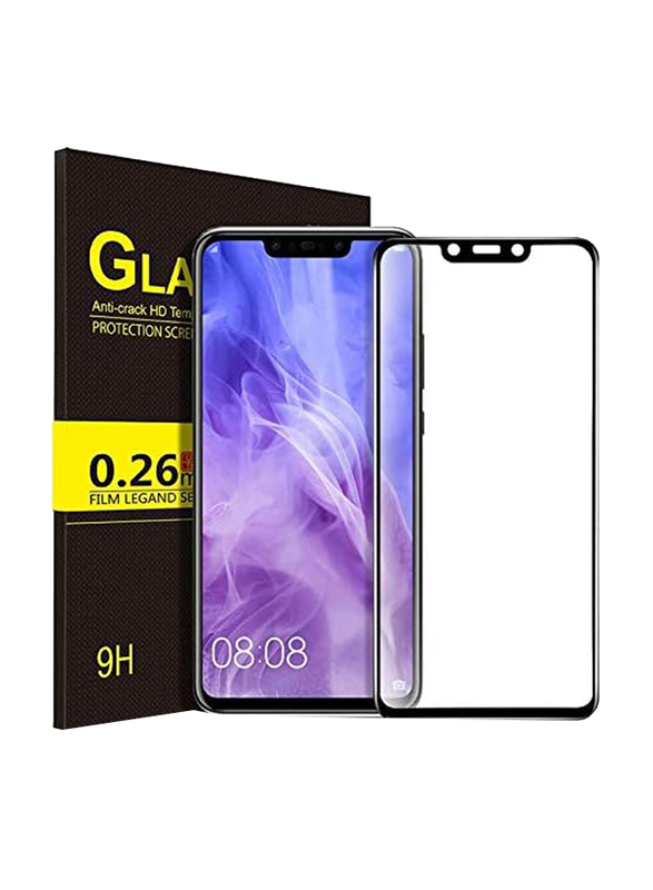 Kugi Huawei Nova 3 Premium Tempered Glass Screen Protector, Black