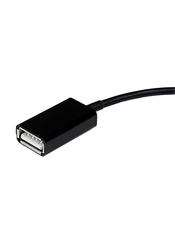 Micro USB OTG Adapter, Micro USB to USB Type A Female for Smartphones/Tablets, Black