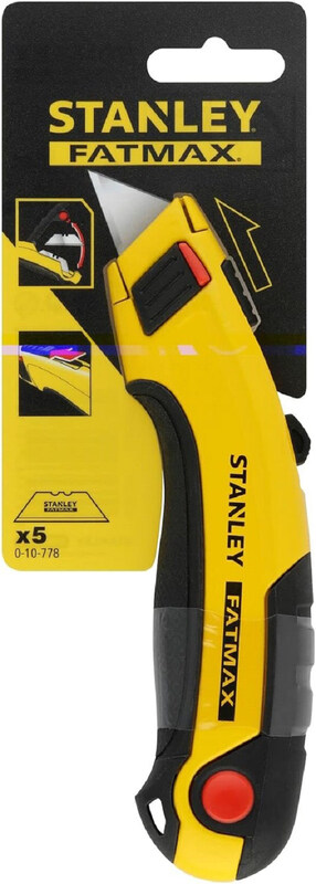 

Stanley Fatmax Retractable Utility Knife, 010778, Multicolour