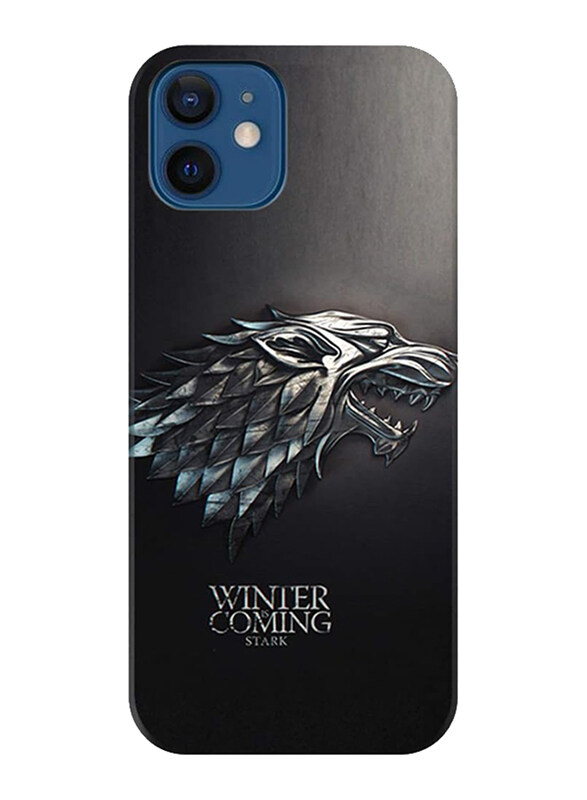 

Generic Apple iPhone 12 Mini TPU Winter is Coming Pattern Mobile Phone Case Cover, Black/Grey