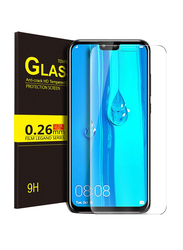 ELTD Huawei Y9 2019 Anti-Scratch Full Coverage Tempered Glass Screen Protectors, Clear