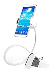 Apple iPhone 6 Universal 360 Degree Rotating Bed Desktop Phone Holder Mount Clamp Stand, White