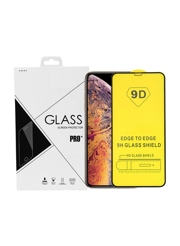 

Generic Apple iPhone 11 Pro Max/Xs Max Premium 9D Anti-Scratch Tempered Glass Screen Protector, Clear