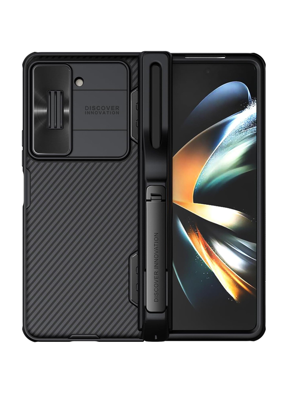 

Nillkin Samsung Galaxy Z Fold 5 Aluminum Camshield Pro Mobile Phone Case Cover, Black