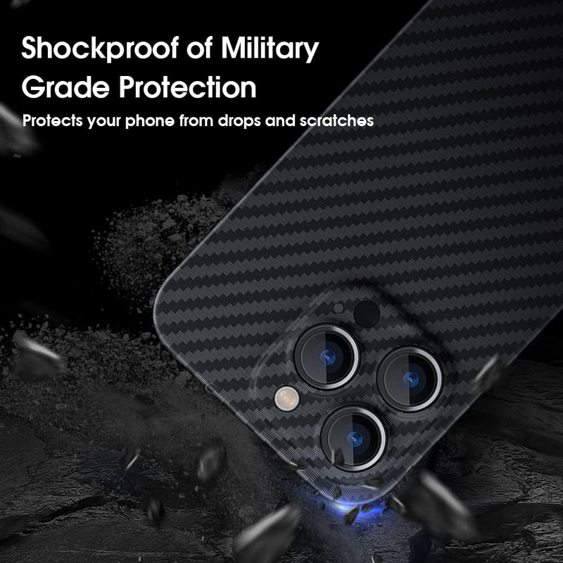 X-Level Apple iPhone 14 Pro Max 6.7-inch Military Grade Drop Protection Shockproof Mobile Phone Case Cover with Camera Lens Protector, Black