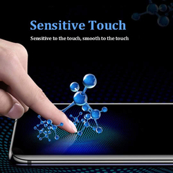 Huawei P30 Full Coverage 9H Hardness HD Transparent Scratch-Resistant Tempered Glass Mobile Phone Screen Protector. 2 Pieces, Black/Clear