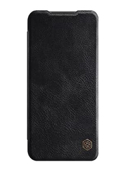 Nillkin Xiaomi Mi Note 10 5g Qin Series Premium Wallet Flip Ultra Thin Leather Mobile Phone Case Cover, Black