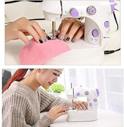 Mini Portable Electric Operated Sewing Machine, White