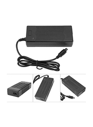 Lithium Li-ion Li-poly EU Adapter 54.6V 2A Electric Scooter Charger, Black