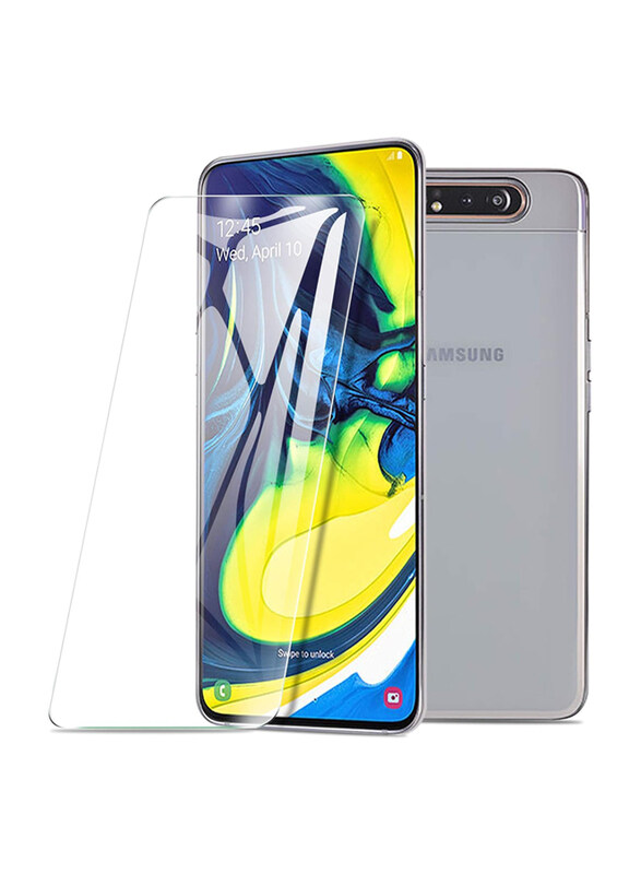 

ELTD Samsung Galaxy A80 Anti-Scratch Full Coverage Tempered Glass Screen Protectors, 2 Pieces, Clear