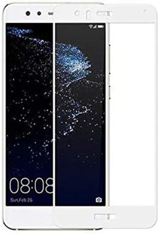 

Generic Huawei Honor 7X Tempered Glass Screen Protector with Frame, Clear/White