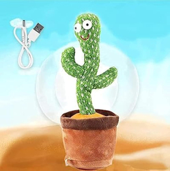 Recording Electronic Plush Dancing Cactus, Ages 6+