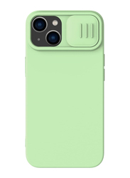 Nillkin Apple iPhone 14 Cam Shield Silky Magnetic Silicone Mobile Phone Case Cover, Green