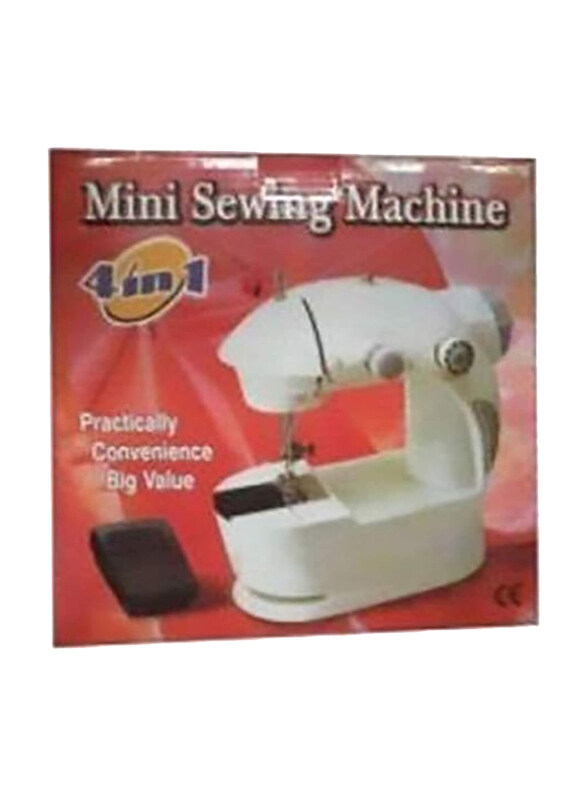 

Generic 4 In 1 Mini Sewing Machine with Two Speed Control, White