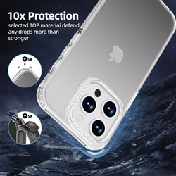 X-Level Apple iPhone 15 Pro Mobile Phone Case Cover, Clear