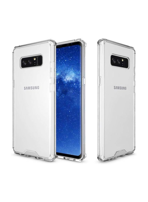 Samsung Galaxy Note 8 Acrylic & Soft TPU Hybrid Mobile Phone Case Cover, Clear