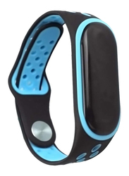 Silicone Anti-Off Wrist Band for Xiaomi Mi Band 3, Blue