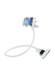 Lazy Bed Desktop Mobile Phone Holder Stand Bracket, White