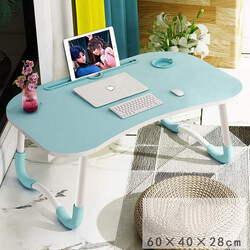 Foldable Laptop Table, Blue