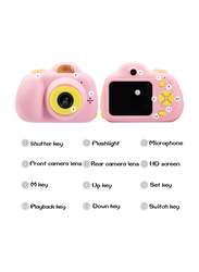 Kids 1080p Digital Compact Camera (TF Card Not Included), 8MP, Pink