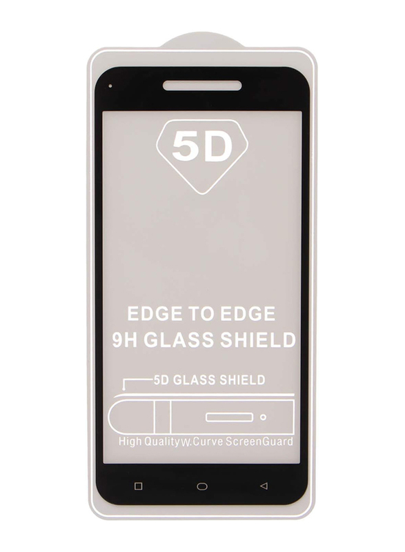 Samsung Galaxy A710 PRO 9H Glass Screen Protector, Clear/Black