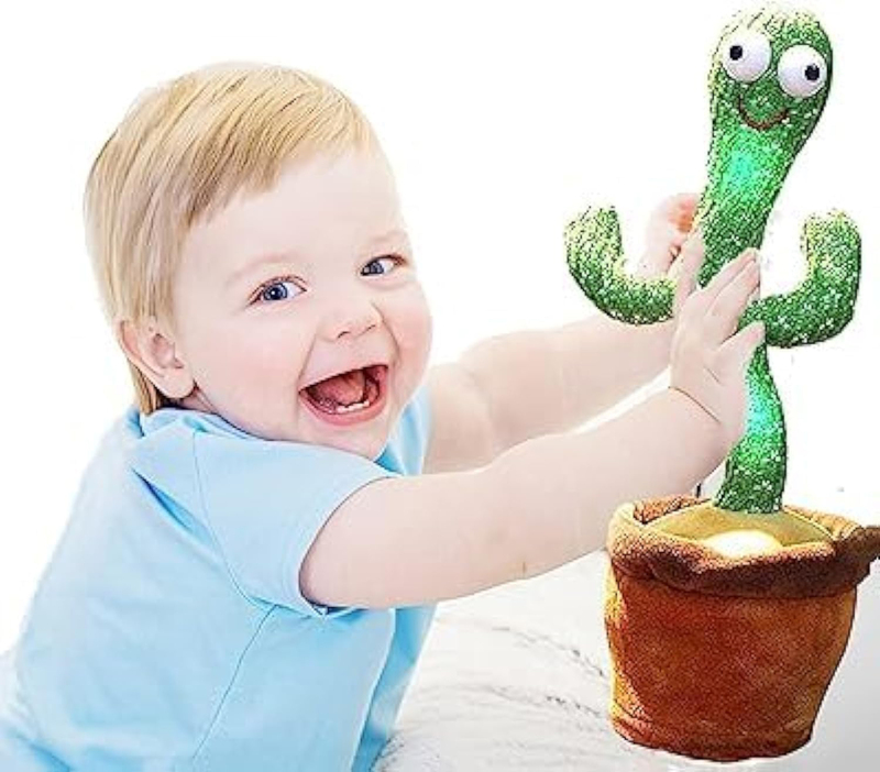 Recording Electronic Plush Dancing Cactus, Ages 6+