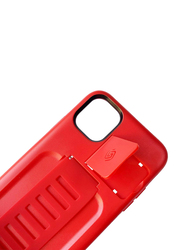 Grip2u Apple iPhone 11 Pro Slim Protection Mobile Phone Case Cover with Grip and Kick Stand, Red