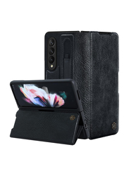 Nillkin Samsung Galaxy Z Fold 3 Mobile Phone Case Cover with S Pen Holder, Black