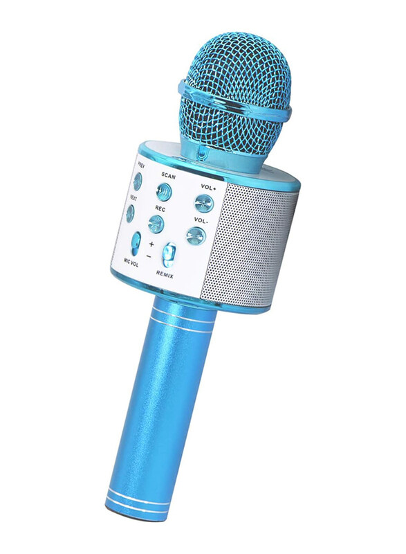 

Keyian Wireless Bluetooth Karaoke Microphone for Kids Boys Girls Gifts Age 6-10 Birthday Presents, Blue