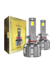 Toby's 18000 Lumens 500% Brighter 6500K 180W LED Headlight Bulb Set