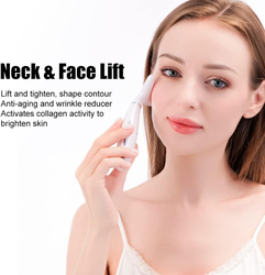 Anti Wrinkles Sculpting Tool Vibration Face Massager, White