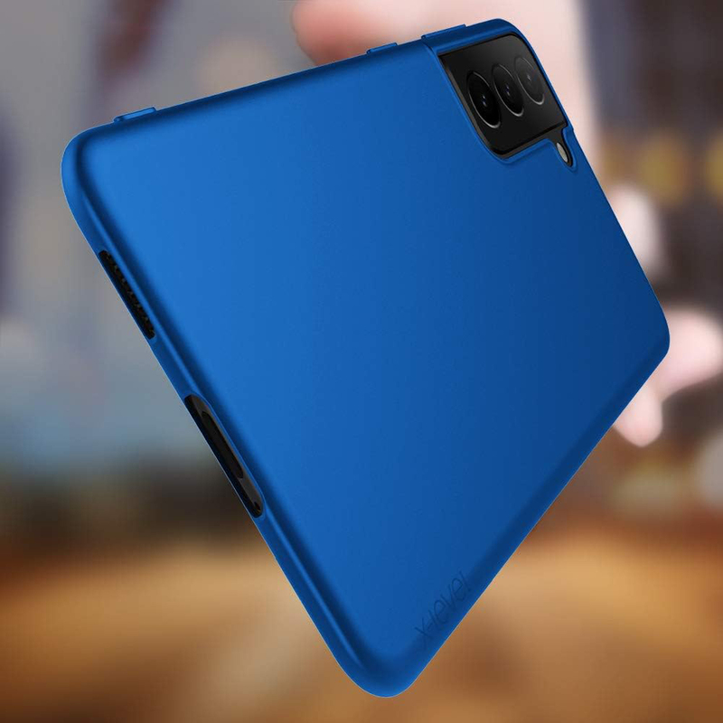 X-level Samsung Galaxy S21+ Slim Fit Soft TPU Super Ultra-Thin Light Protective Matte Finish Coating Mobile Phone Case Cover, Blue