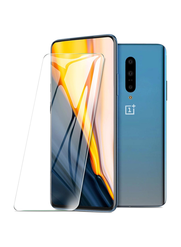 OnePlus 7 Pro Anti-Scratch Anti-Bubble Anti-Fingerprint Tempered Glass Screen Protector, Clear