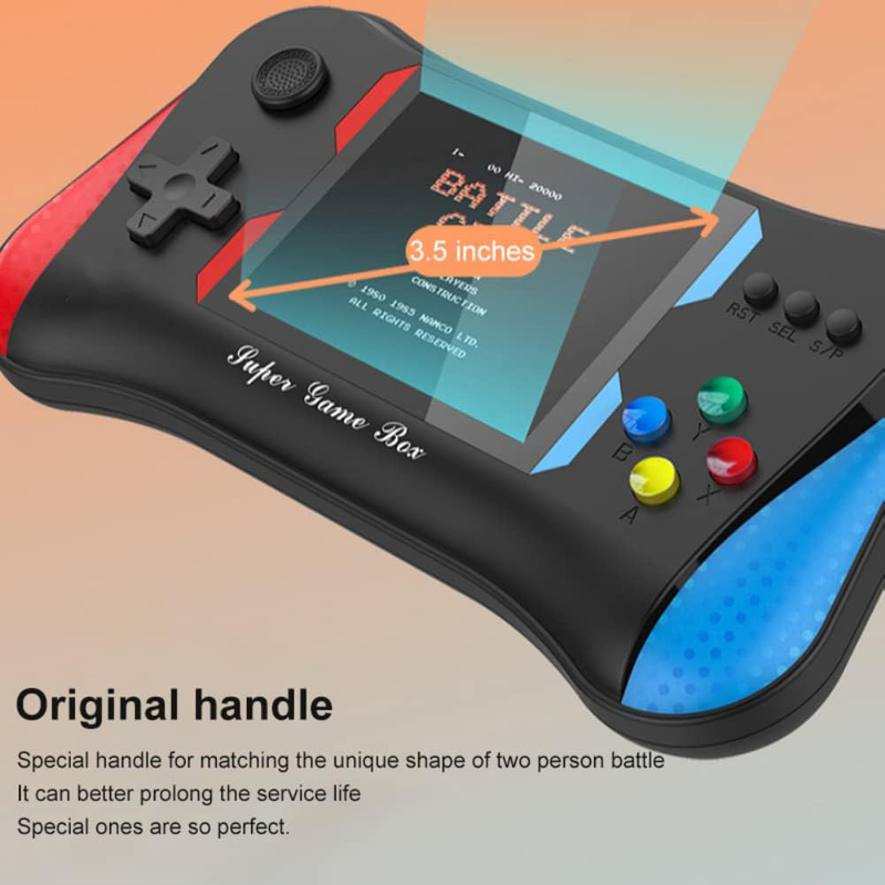 Handheld Game Console Built In 500 Games 3.5-Inch Retro Game Console, Black