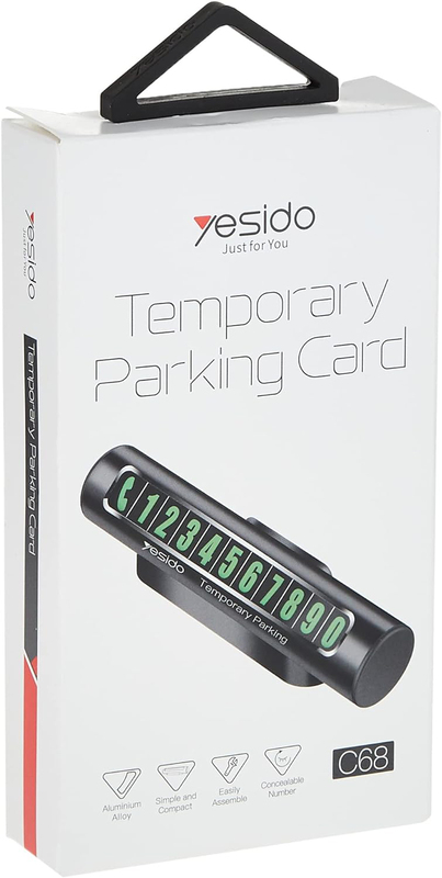 Yesido Temporary Parking Number Plate