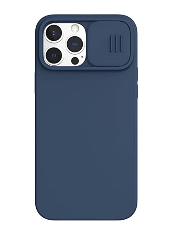 

Nillkin Apple iPhone 13 Pro Max Silicone CamShield Silky Magnetic Mobile Phone Case Cover, Blue