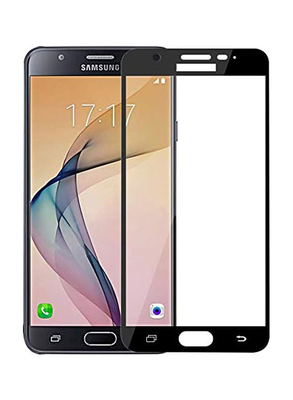 Glass Samsung Galaxy J7 Prime/J7 Prime 2/On 7 Prime HD Full Cover Screen Protector, Black/Clear