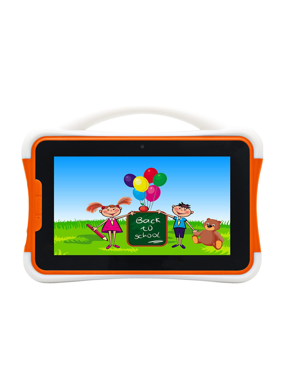 Wintouch K701 16GB Orange 7-inch Kid's Tablet with Educational Games, 1GB RAM, Zoom Class Enabled, WiFi + ‎Cellular