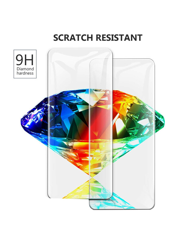 ELTD OnePlus 7 Pro Anti-Scratch Full Coverage Tempered Glass Screen Protectors, Clear