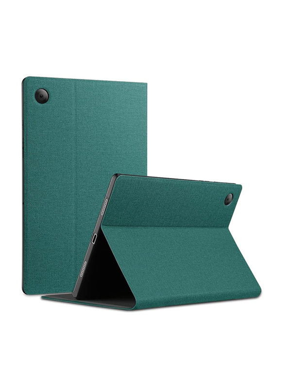 X-Level Samsung Galaxy Tab A8 10.5-inch 2022 SM-X200/X205/X207 Slim Lightweight TPU Shell Stand Shockproof Protective Smart Tablet Case Cover with Auto Sleep, Green