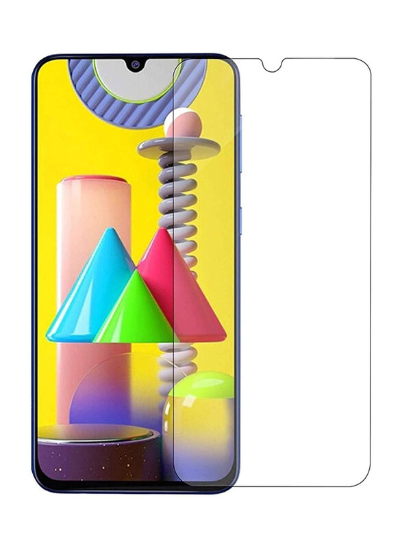 

Generic Samsung Galaxy A31/M31 Full Glue No Bubbles Anti-Fingerprint Scratch-Resistant Screen Protector, Clear