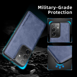 X-Level Samsung Galaxy S21 Ultra 5G 6.8-Inch Anti-Scratch Soft TPU Bumper Shockproof Protective Mobile Phone Case Cover, Blue