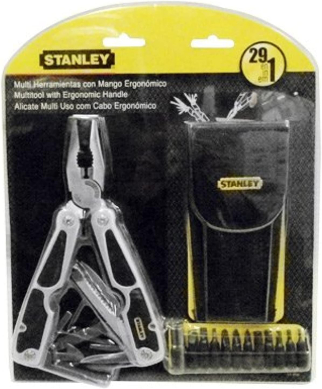 

Stanley 29 In 1 Multitool with Ergonomic Handle Set, 94-806, Multicolour