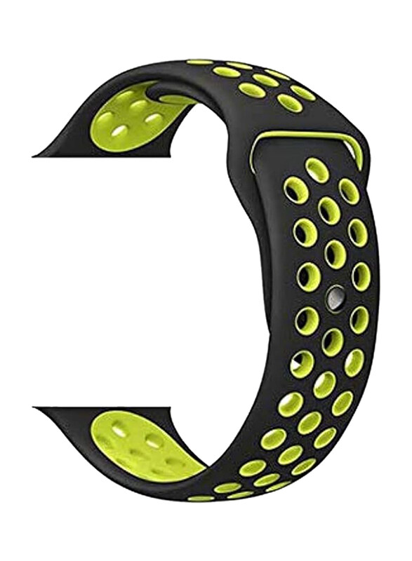 

Generic Sport Silicone Holes Band for Apple Watch 42mm, Black