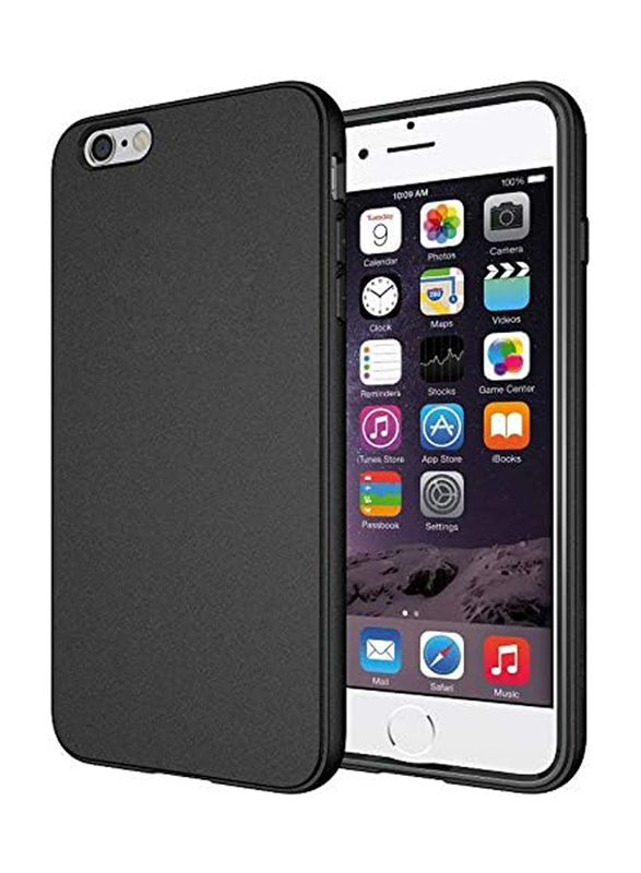 Apple iPhone 6 Plus 5.5 Inch Full Matte TPU Mobile Phone Case Cover, Black